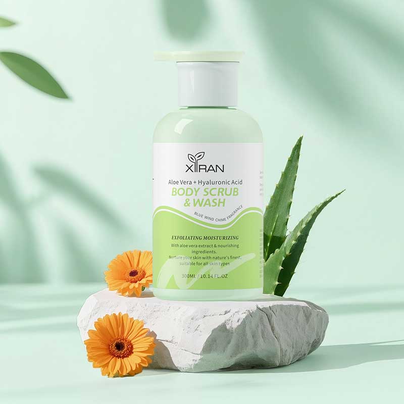 private label body scrub & wash(bluebell)